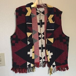 VTG blanket tapestry vest
